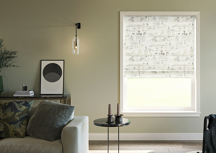 Voyage, Parchment - Motorised Roman Blind - Image 3